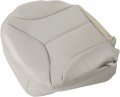 Hecasa Seat Bottom Cover Compatible With 1999 2000 2001 2002 Gmc Yukon Xl Slt Light Tan Driver Side