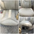 Hecasa Seat Bottom Cover Compatible With 1999 2000 2001 2002 Gmc Yukon Xl Slt Light Tan Driver Side