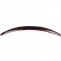 Aintier 1pc Carbon Fiber Spoiler Wing Compatible For 2011-2017 Bmw 5-series F10 Glossy Black Rear Trunk Tail