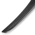P-style Duck Bill Rear Car Trunk Lid Spoiler Compatible With Bmw 135i 128i 125i 135is 1-series 2008-2013 Glossy Black Carbon