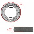 Caltric Rear Brake Shoes Compatible With Suzuki Vl800c Boulevard C50c 2006 2008