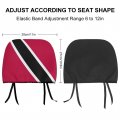 Car Head Rest Covers Trinidad And Tobago Flag Auto Front Rear Seats Headrest Cover Universal Fit Mosts Sedan Suv Car Interior