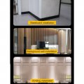 Double-headed Solid Wood Baseboard Seamless Nails With Expansion Tube Self-tapping Screws Foot Line Invisible