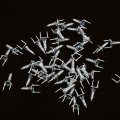 Double-headed Solid Wood Baseboard Seamless Nails With Expansion Tube Self-tapping Screws Foot Line Invisible