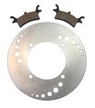 07 Rear Brake Rotor And Pads Polaris Sportsman 450 2007 
