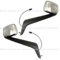 Hood Mirror Chrome With Heated Driver And Passenger Side Fit 2018 2020 Freightliner Cascadia Trucks