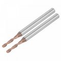 Twist Drill Bit 2 25mm Diameter 4mm Shank Titanium Coated Tungsten Carbide Short Length Straight For Stainless Steel Alloy 2pcs 