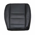 Driver Side Bottom Seat Cover Replacement Leather Perforated Black For Ford F250 F350 F450 F550 Lariat 2002 2003 2004 2005 2006 