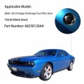 Carmocar Fuel Gas Door Vapor Edition Matte Black Replacement For 2008-2023 Dodge Challenger Filler 68250120aa