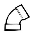 632603 3 In Bend Elbow Abs 1 6 Auto Accessory 