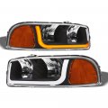 Tlaps 7422439275294 For 1999-2006 Gmc Sierra 2007 Classic 2000-2006 Yukon Xl Switchback Sequential Led Strip Bar Black Housing 