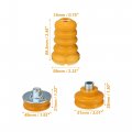 Uxcell Car Rear Upper Lower Bumpers Shock Mount Replace No 33506767010 33526768544 For Bmw E82 128i 2008-2013 E88 135i 1 Set