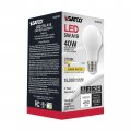 Satco 6 Pack Dimmable Led Filament Lamps S12412 High Lumens 5 Watt A19 Soft White 2700k Medium Base 90 Cri 120 Volt For Use At