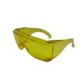 Cover Up Large Square Fit-over Safety Glasses With 100 Uva Uvb Protection Yellow 