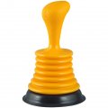 Plumbcraft Powerful Mini Home Plunger For All Drain Types Including Showers Tubs And Sinks Small 7 5 H