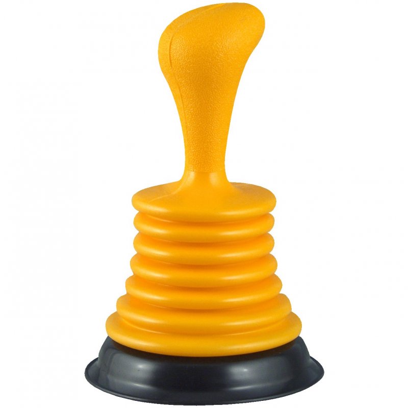 Plumbcraft Powerful Mini Home Plunger For All Drain Types Including Showers Tubs And Sinks Small 7 5 H