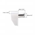 Uxcell 50pcs Plastic Shelf Support Pegs 5mm Cabinet Clips Shelf Hoder Steel Pin Peg White Bracket Style For Kitchen Furniture