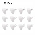 Uxcell 50pcs Plastic Shelf Support Pegs 5mm Cabinet Clips Shelf Hoder Steel Pin Peg White Bracket Style For Kitchen Furniture