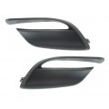 Fog Light Cover Pair For Mazda 3 2017 2018 Driver And Passenger Side Textured Pp Plastic Sedan Hatchback Replaces Ma1038134 