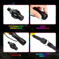 Kemimoto 2pc 3ft Whip Lights For Side By Led Utv Atv Boat Offroad Rf Remote Control Antenna Compatible With Polaris Rzr Can-am