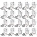 Shelf Support Pegs Glass Bracket Stainless Stell Nail Panel Pallet Holder 12mmx12mmx15mm 20pcs 
