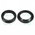 Uxcell 1 Set 52mmx39mmx11mm Motorcycle Front Fork Shock Oil Seal And Dust For Honda Vt800