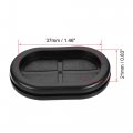 Uxcell Rubber Grommet Oval Double-sided Mount Size 40 X 25 Mm For Wire Protection 10pcs