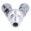 Air Hose Splitter Long Lasting Durable Alloy Resistance For Teaching Equipment Machine Tools