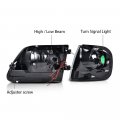 G-plus Led Drl Strip Headlights Compatible With 1997-2002 Ford Expedition 1998-2004 F150 1997-1999 F250 Driver And Passenger