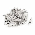 Uxcell Electric Non Insulated Testing Crocodile Alligator Clips Clamps 30 Pcs
