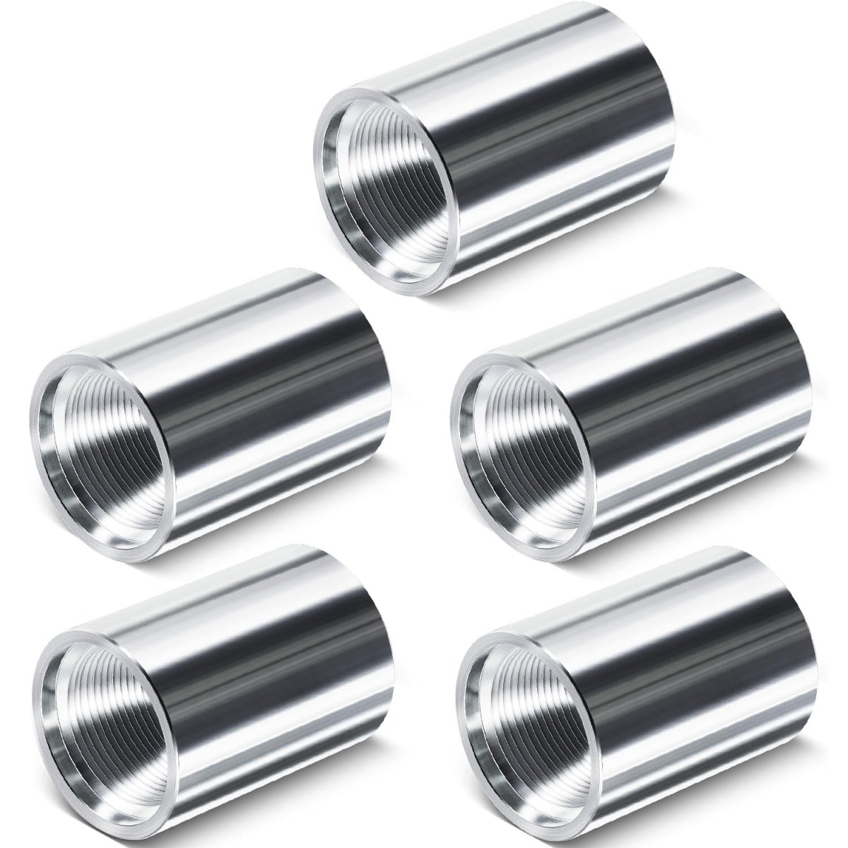 5 Pack 946 1 25 In Drive Female Coupling For Well Point Hand Pump Galvanized Steel Sand Coupler Kit And Pitcher Accessories