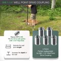 5 Pack 946 1 25 In Drive Female Coupling For Well Point Hand Pump Galvanized Steel Sand Coupler Kit And Pitcher Accessories