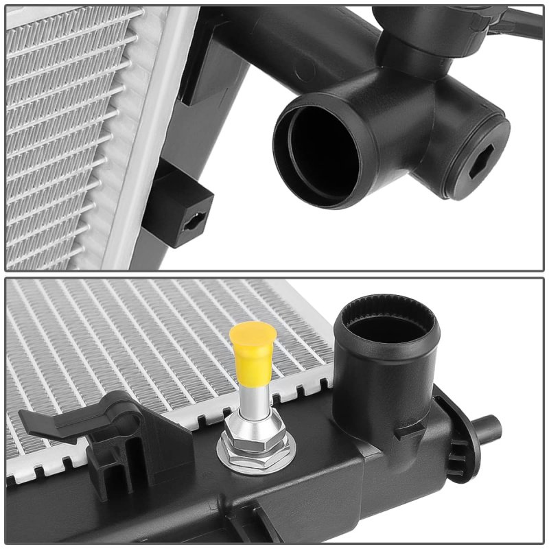 Dna Motoring Oem-ra-13191 Factory Style Aluminum Cooling Radiator For 12-17 Azera 11-14 Sonata 14-16 Cadenza 11-15 Optima At
