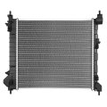 Dna Motoring Oem-ra-13191 Factory Style Aluminum Cooling Radiator For 12-17 Azera 11-14 Sonata 14-16 Cadenza 11-15 Optima At