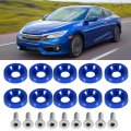 License Plate Holder Car Modification M6 Gasket Bolt Frame Decoration Screw Blue