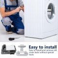 Upgrade Wh01x27954 Washer Lid Lock Switch Wh02x24399 Striker Wh01x24381 Bezel Fit For Ge Gtw220ack4ww Gtw335asn2ww Gtw460asj6ww
