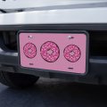Graphics More Cute Chocolate Valentine Donut Pink Hearts Novelty Metal Vanity Tag License Plate