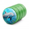 Coral Reef Dolphin Valve Stem Caps For Tire Rim Wheel Green Aluminum Air Covers Schrader Valves Set Of 4