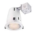 Commercial Electric 4 In Recessed White Shower Kit 
