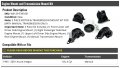 Engine Mount And Transmission Kit 5 Piece Compatible With 1994 2001 Acura Integra 1 8l 4-cylinder Manual