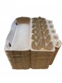 Natural Pulp Egg Cartons Securely Holds One Dozen Eggs Or Use For Crafting Sell Your Large 6 