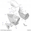 Polaris Atv Footwell-rh Blk Genuine Oem Part 5456121-070 Qty 1
