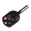 Hqrp 2-pack Remote Key Shell Case Fob W 4 Buttons Compatible With Ford Edge Expedition Flex Fusion Taurus Lincoln Mks Mkx Mkz