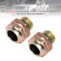 2pcs Transmission Cooler Line Quick Connector Ford Explorer 2007-2010 For F-250 F-350 F-450 F-550 Super Duty 2005-2007 800-617
