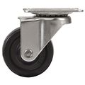 Waxman Consumer Group 2-1 2 Rubber Plate Swivel Caster 