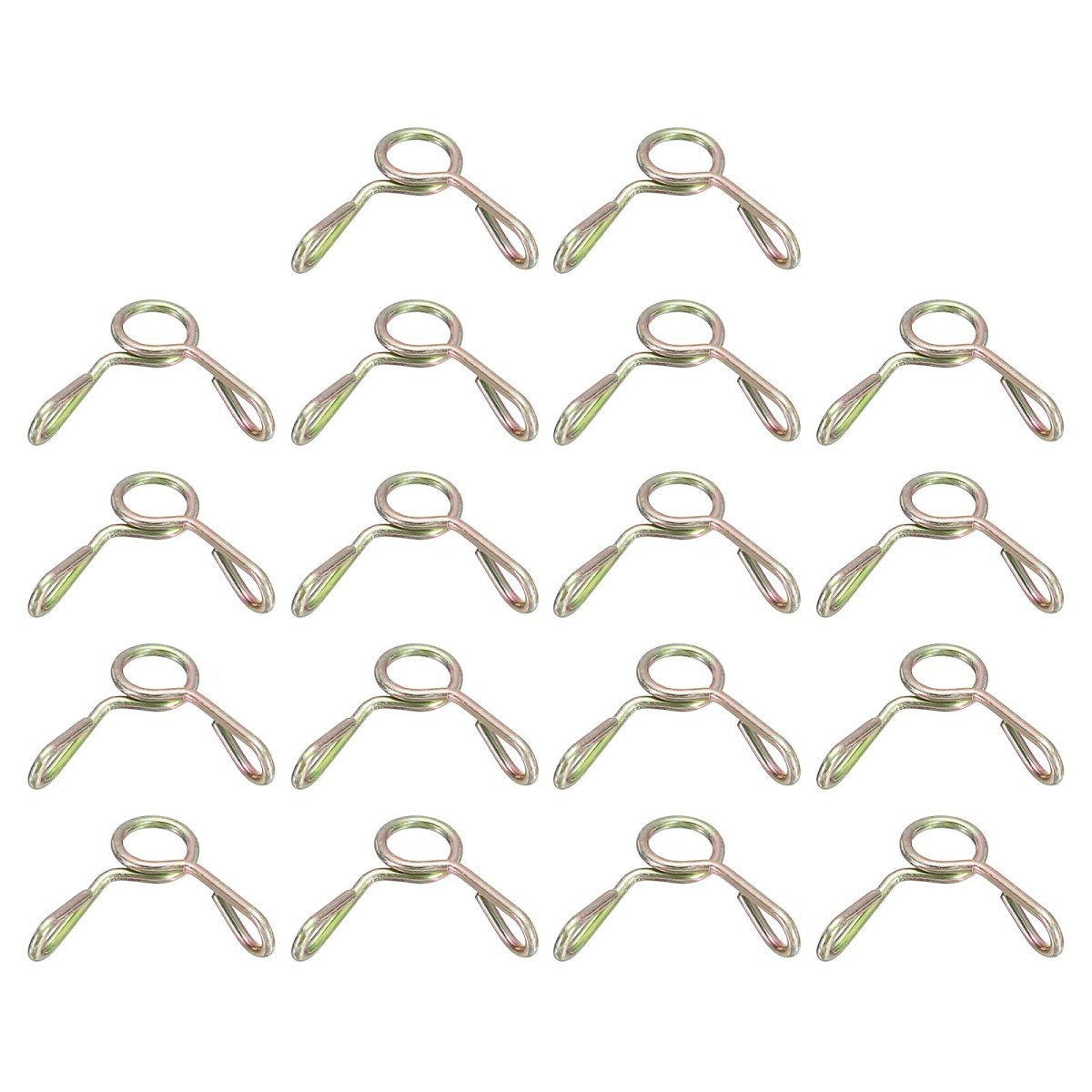 Fuel Line Hose Clips 30pcs 4mm Id 4 8mm Max 65mn Steel Water Pipe Air Tubing Spring Clamps For Motorcycle Scooter Atv