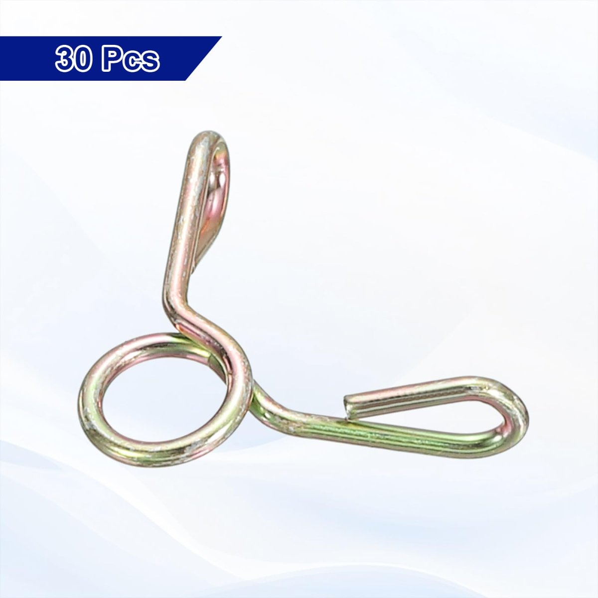 Fuel Line Hose Clips 30pcs 4mm Id 4 8mm Max 65mn Steel Water Pipe Air Tubing Spring Clamps For Motorcycle Scooter Atv