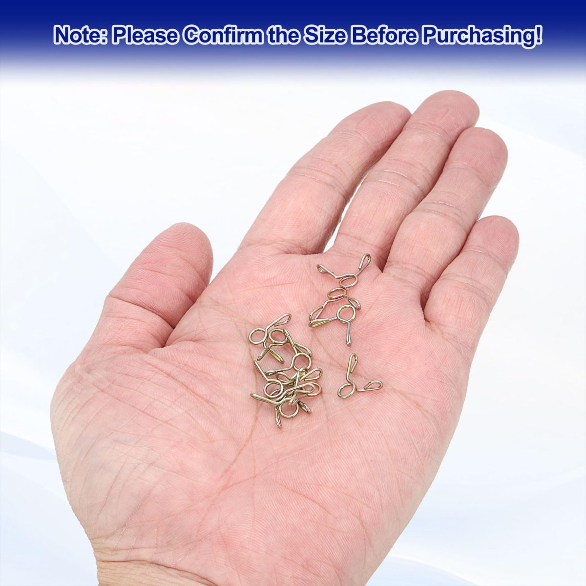 Fuel Line Hose Clips 30pcs 4mm Id 4 8mm Max 65mn Steel Water Pipe Air Tubing Spring Clamps For Motorcycle Scooter Atv