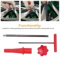 Keenso Valve Stem Replacement Kit Quick Tire Change Tool With T Shape Hook And Conical Alignment Tube For Cars Light Trucks