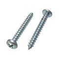 6 X 1 5 In Zinc Plated Pan Head Phillips Sheet Metal Screws Box Of 100 